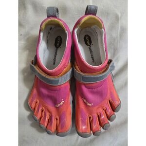 VIBRAM Fivefingers Women Shoes Activewear Barefoot Running Orange Pink Size 37